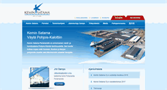 Desktop Screenshot of keminsatama.fi