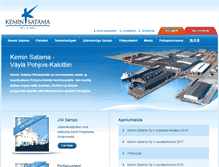 Tablet Screenshot of keminsatama.fi